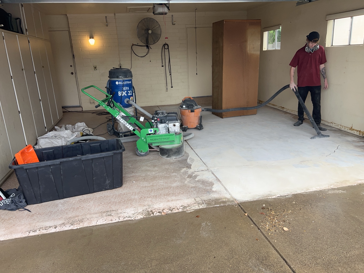 Concrete grinding and surface preparation